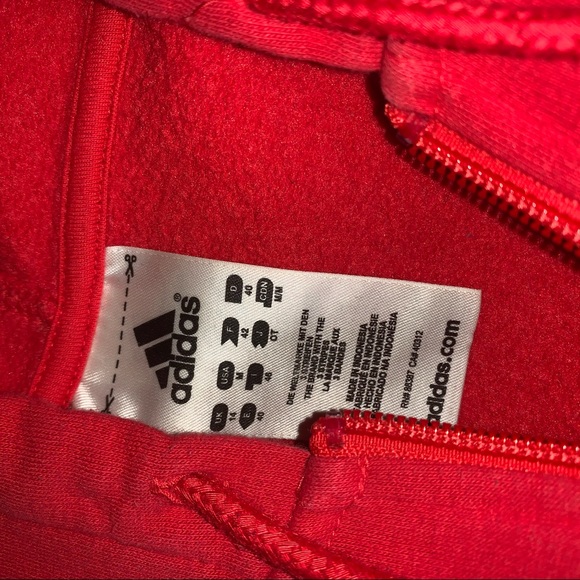 ✨4/30$ Adidas Trefoil women’s red hoodie - SALE✨ - Picture 6 of 8